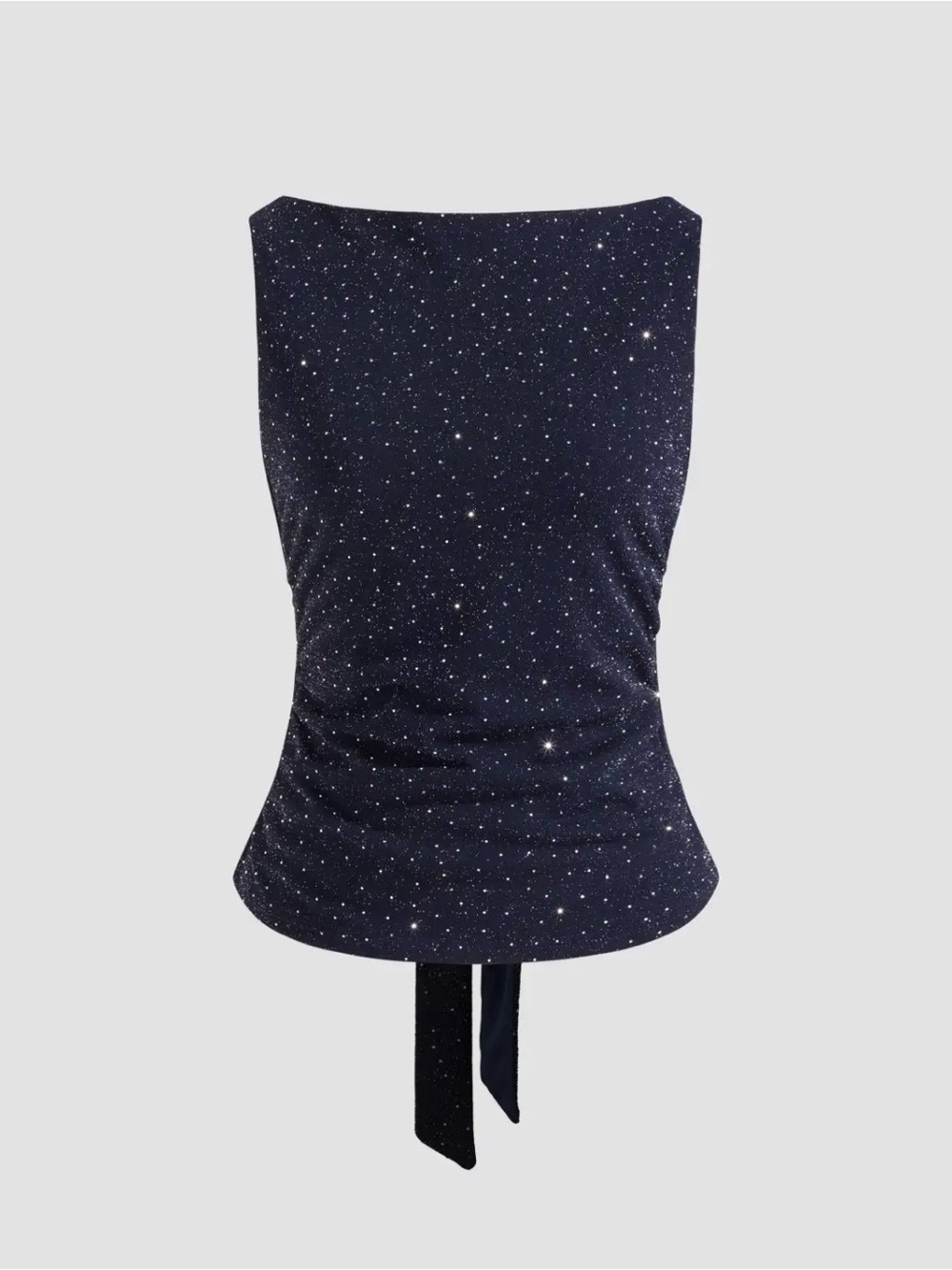 CIDER navy glittered mini top
